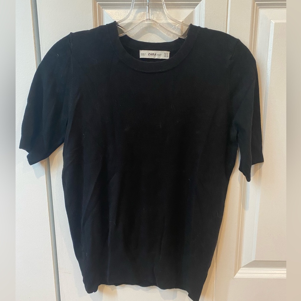 Zara short sleeve sweater